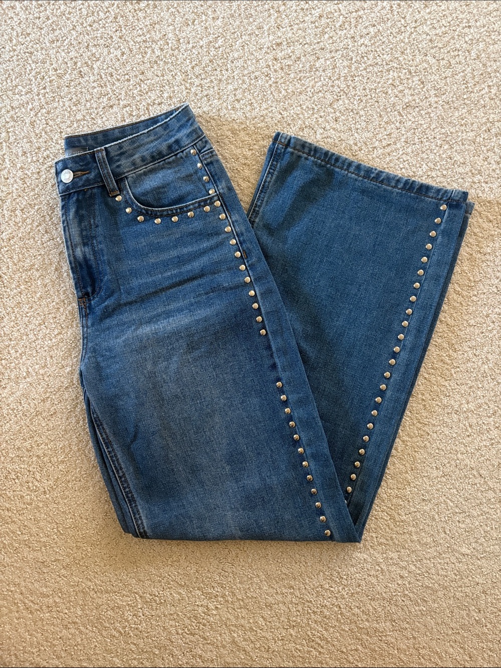 Studded jeans